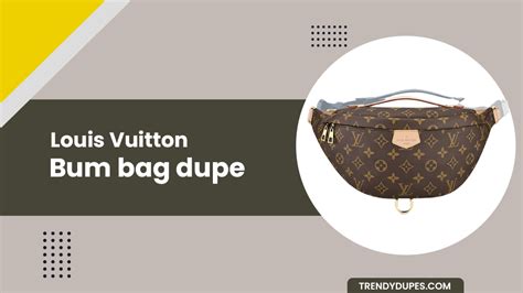 best louis vuitton bum bag dupe|louis vuitton tote bag dupe.